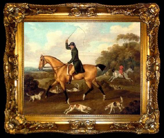 framed  unknow artist Classical hunting fox, Equestrian and Beautiful Horses, 216., ta009-2